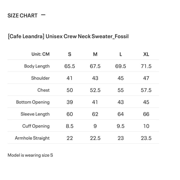 Pure Cashmere NYC x Cafe Leandra Unisex Crew Neck Sweater Fossil Size Small S - Picture 8 of 8